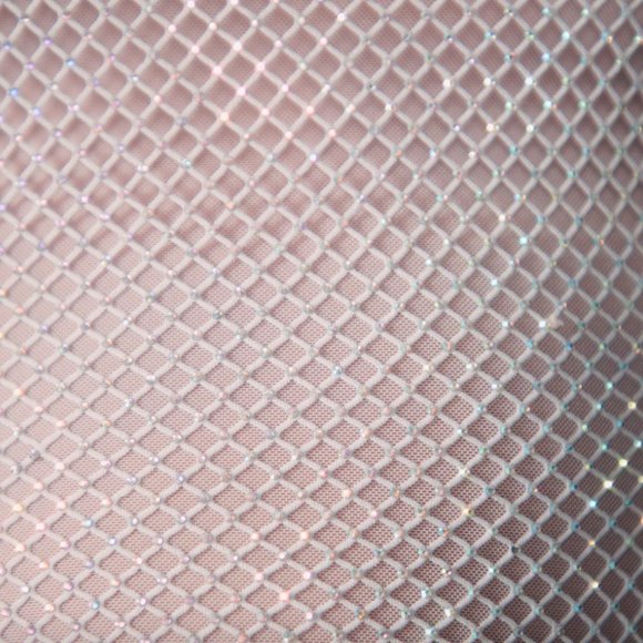 Oh Polly Embellished Lace Up Back Mini Dress in Silver - Picture 4 of 4